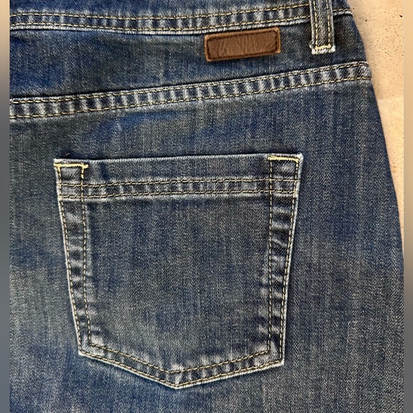 BODEN Denim Mini SKIRT - Sz 6R Medium-Dark Wash SOFT - BLUE - Picture 9 of 13